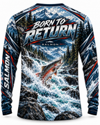 Against the Current Salmon River Series UV Protection Top Long Sleeve