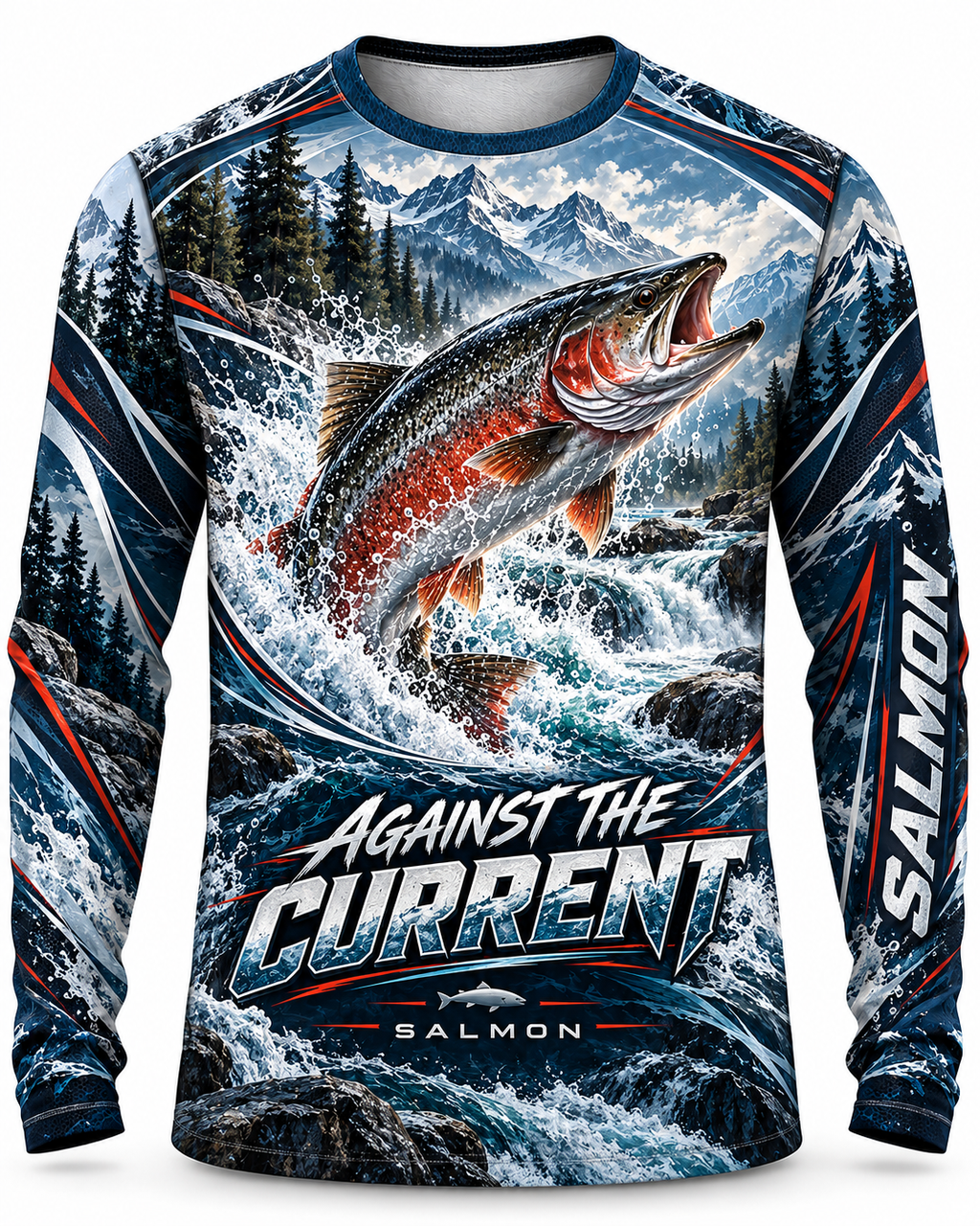 Against the Current Salmon River Series UV Protection Top Long Sleeve