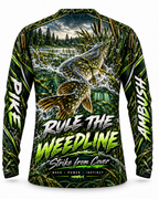 Weedline Ambush Pike Fishing Long Sleeve Shirt - UV Protection Long Sleeve