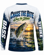 Strike Zone Bass Fishing UV Protection Long Sleeve T-Shirt